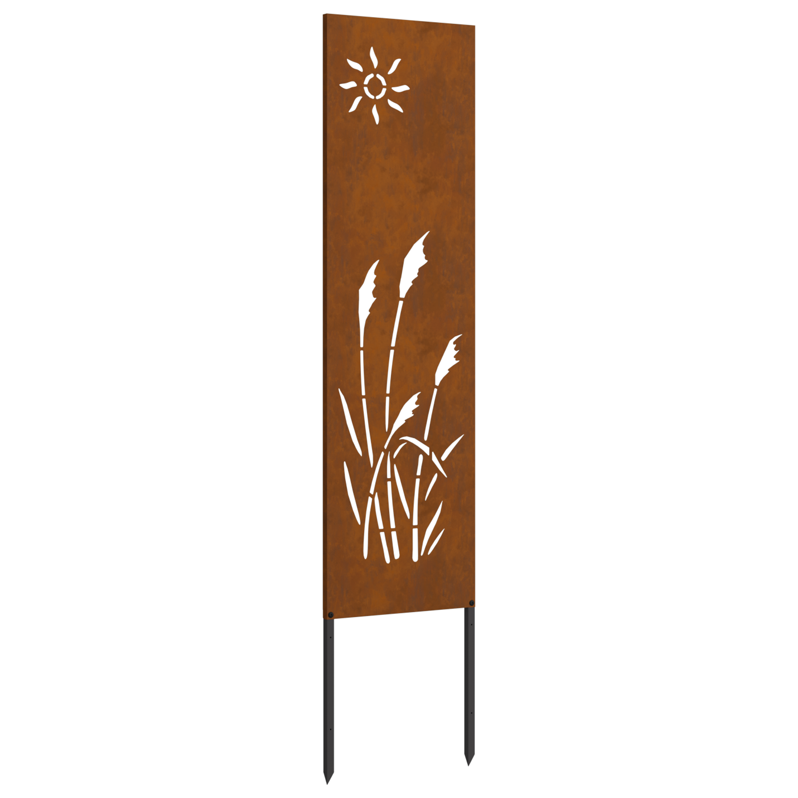 Hage Dekorativt Panel Rusten 32 x 140 cm Cortenstål