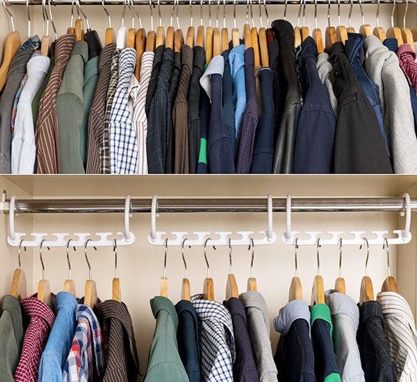 Klesorganisator for 40 plagg fra Innovagoods - Fritidsshoppen.nocampingoppbevaringgardgarderobe