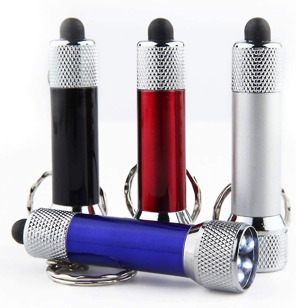 Mini Led lommelylkt med nøkkelringholder, assorterte farger - Sjekk Prisen - Fritidsshoppen.nobatterikalendergaveled - lys