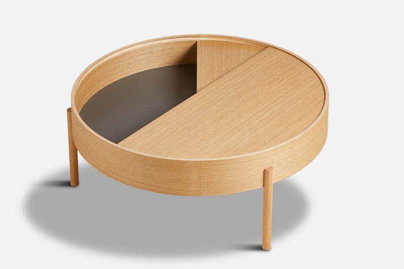 Arc kaffebord (89 cm) - Oiled oak