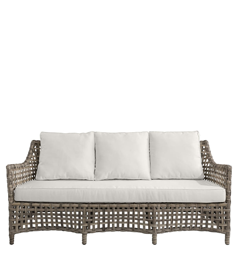 Malaga Sofa utendørs Classic Grey uten madrass