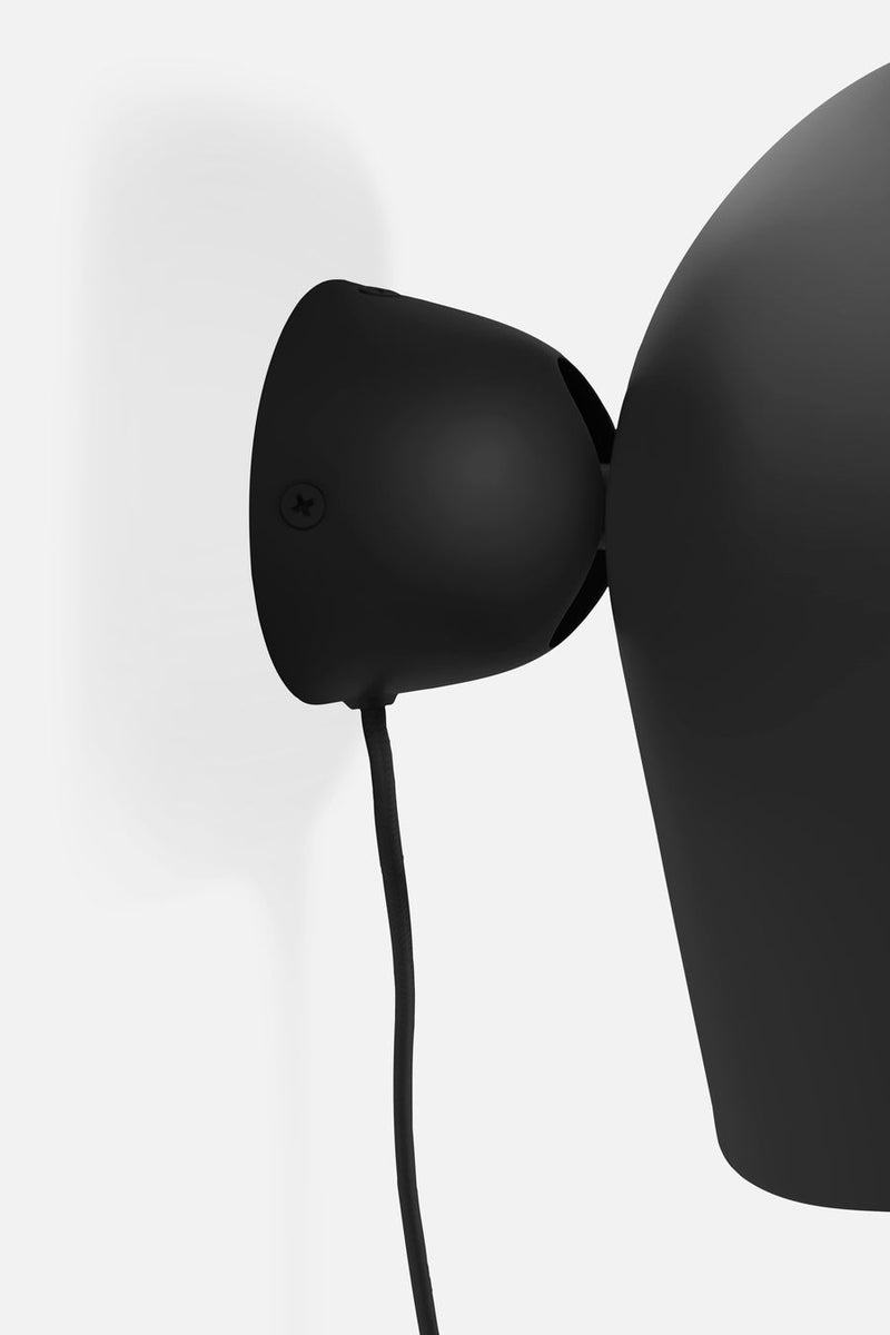 Kuppi vegglampe 2.0 - Black