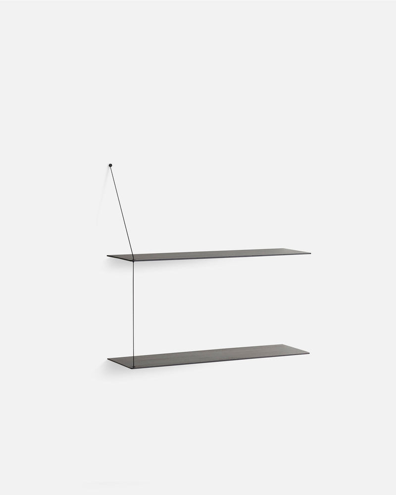 Stedge hylle (80 cm) - Black