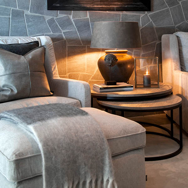 Mason Sofabord sett 2 stk Antique Grey