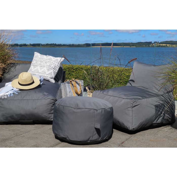 Lounge Daybed Dobbel Antrasitt