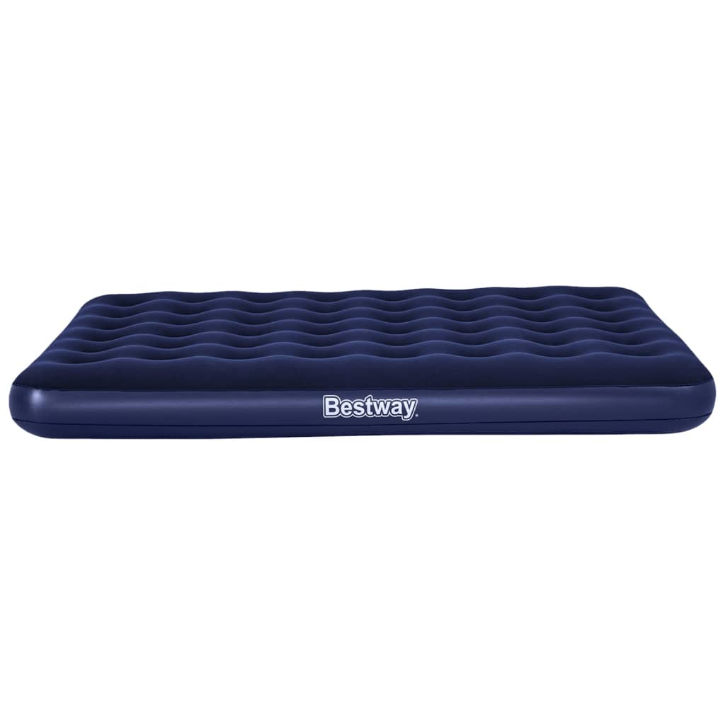 Bestway Oppblåsbar flokket luftseng 203 x 152 x 22 cm 67003