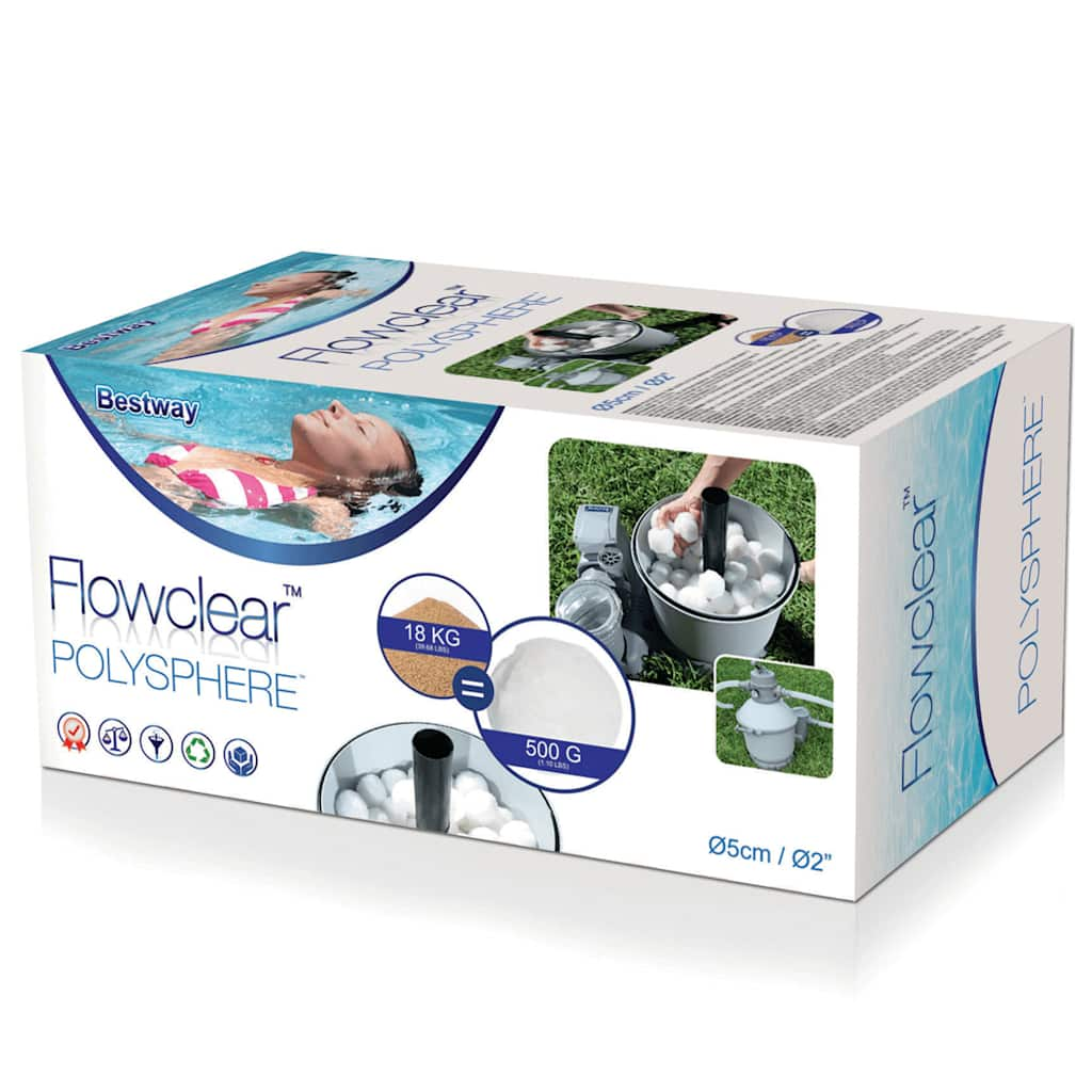 Bestway Flowclear Polysfære filterballer 500 g 58475