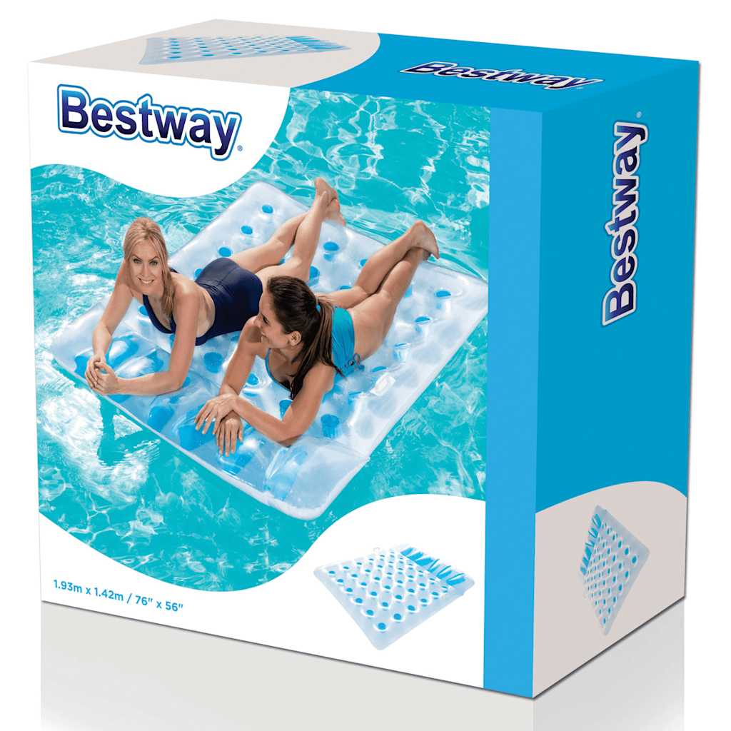 Bestway Dobbel oppblåsbar bademadrass 43055