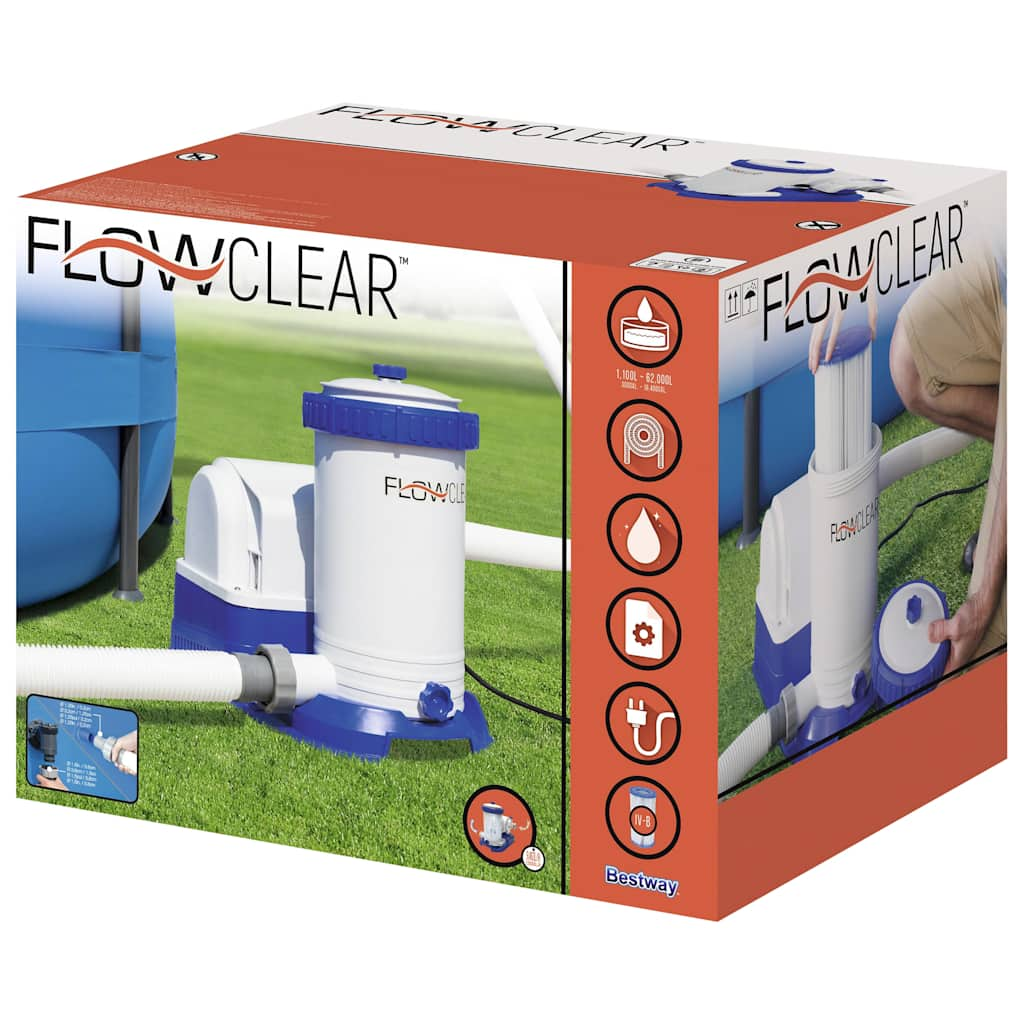 Bestway Filterpumpe for basseng Flowclear 9463 L/t