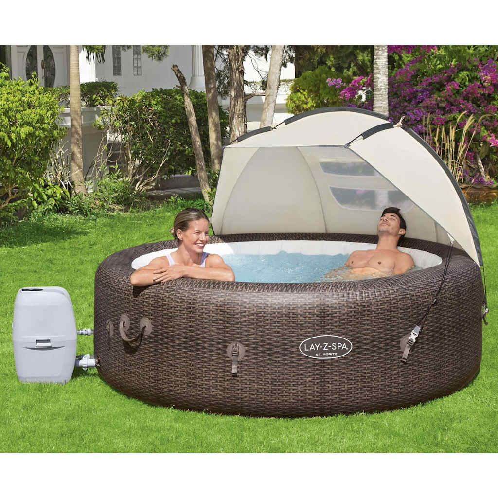 Bestway Lay-Z-Spa Bassengsolskjerm 183x94x109 cm