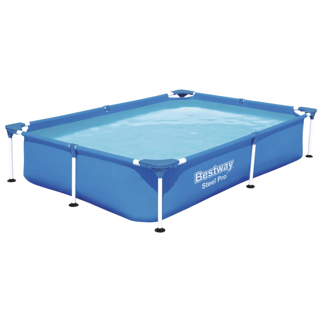 Bestway Steel Pro svømmebasseng 221x150x43 cm