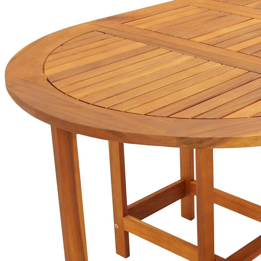 Hagebord 130x90x72 cm heltre akasie