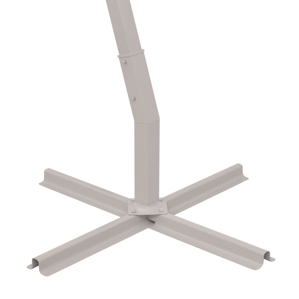 Hengeparasoll 300x300 cm grønn aluminiumsstang