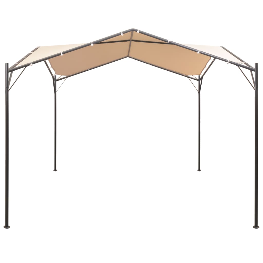 Paviljongtelt 4x4 m stål beige