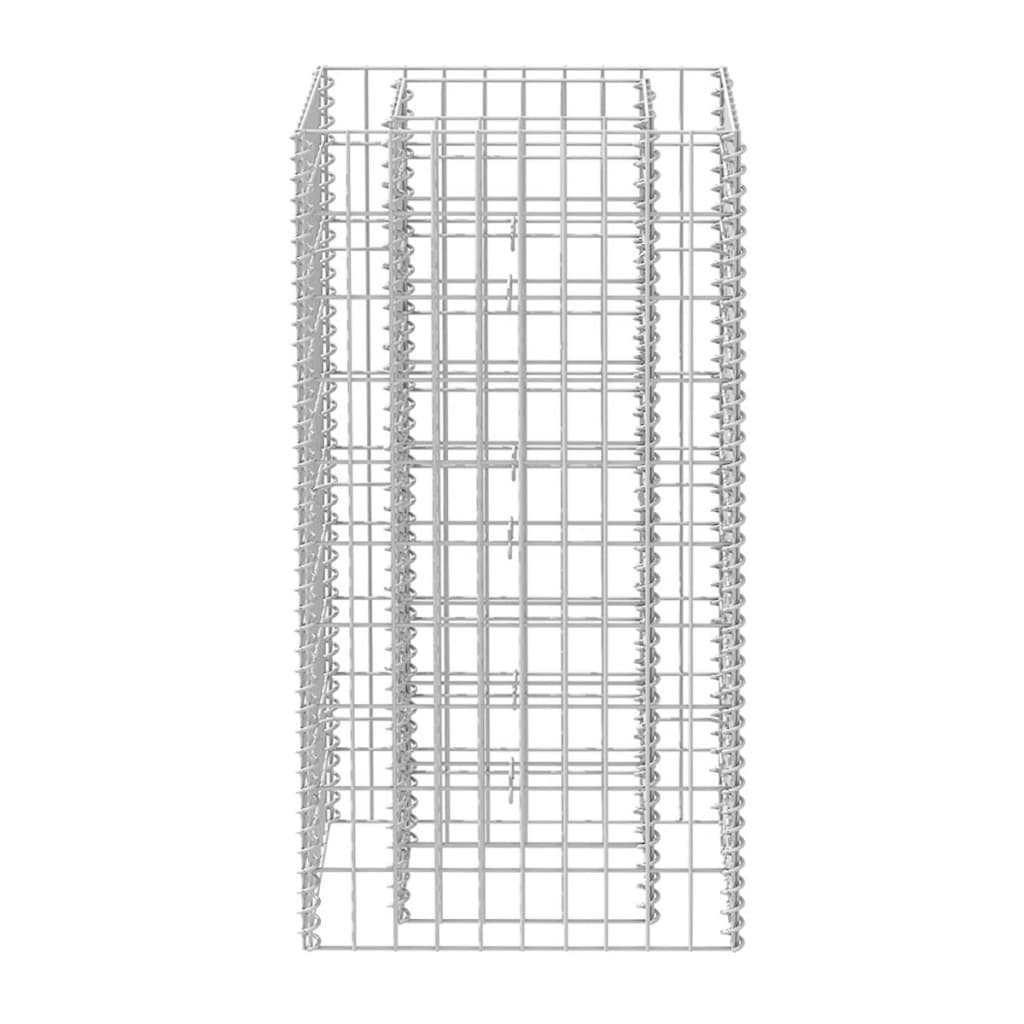Gabion høybed stål 50x50x100 cm