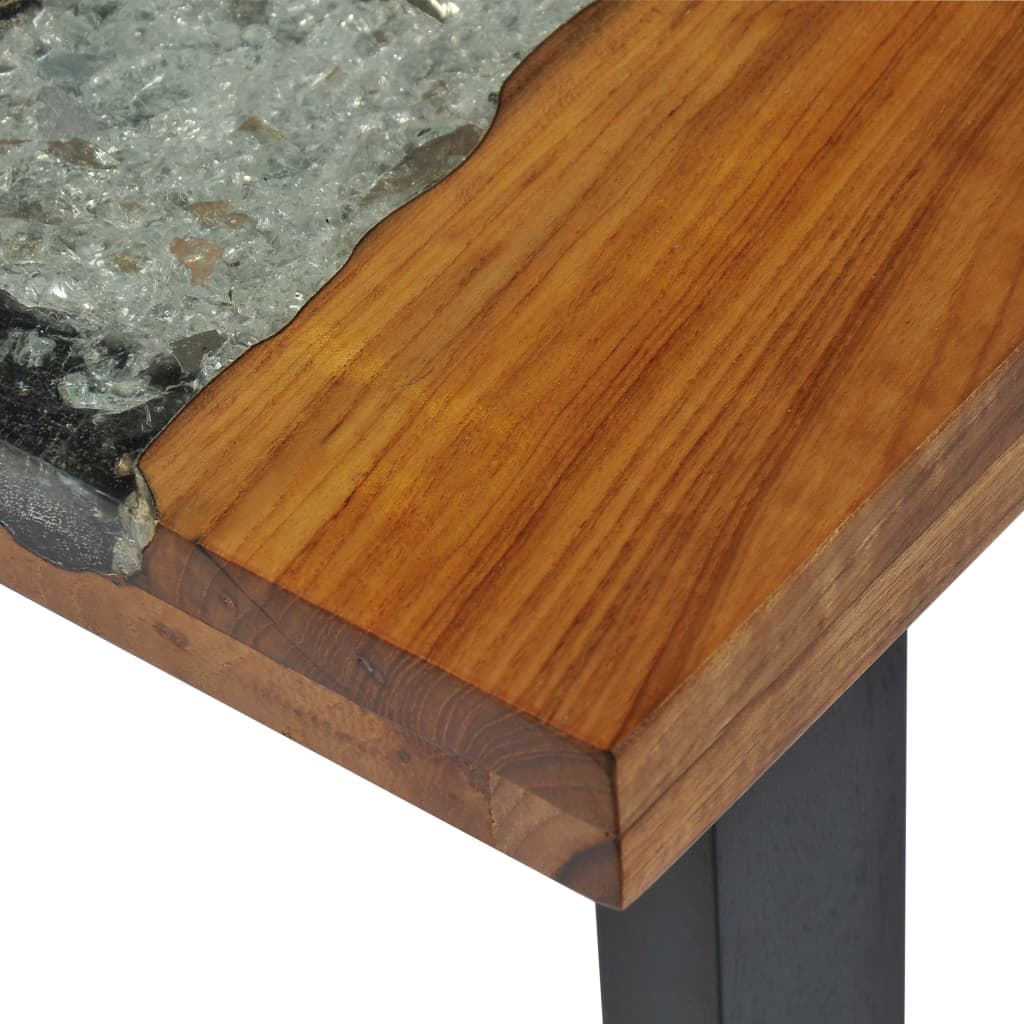 Konsollbord teak 100x35x75 cm