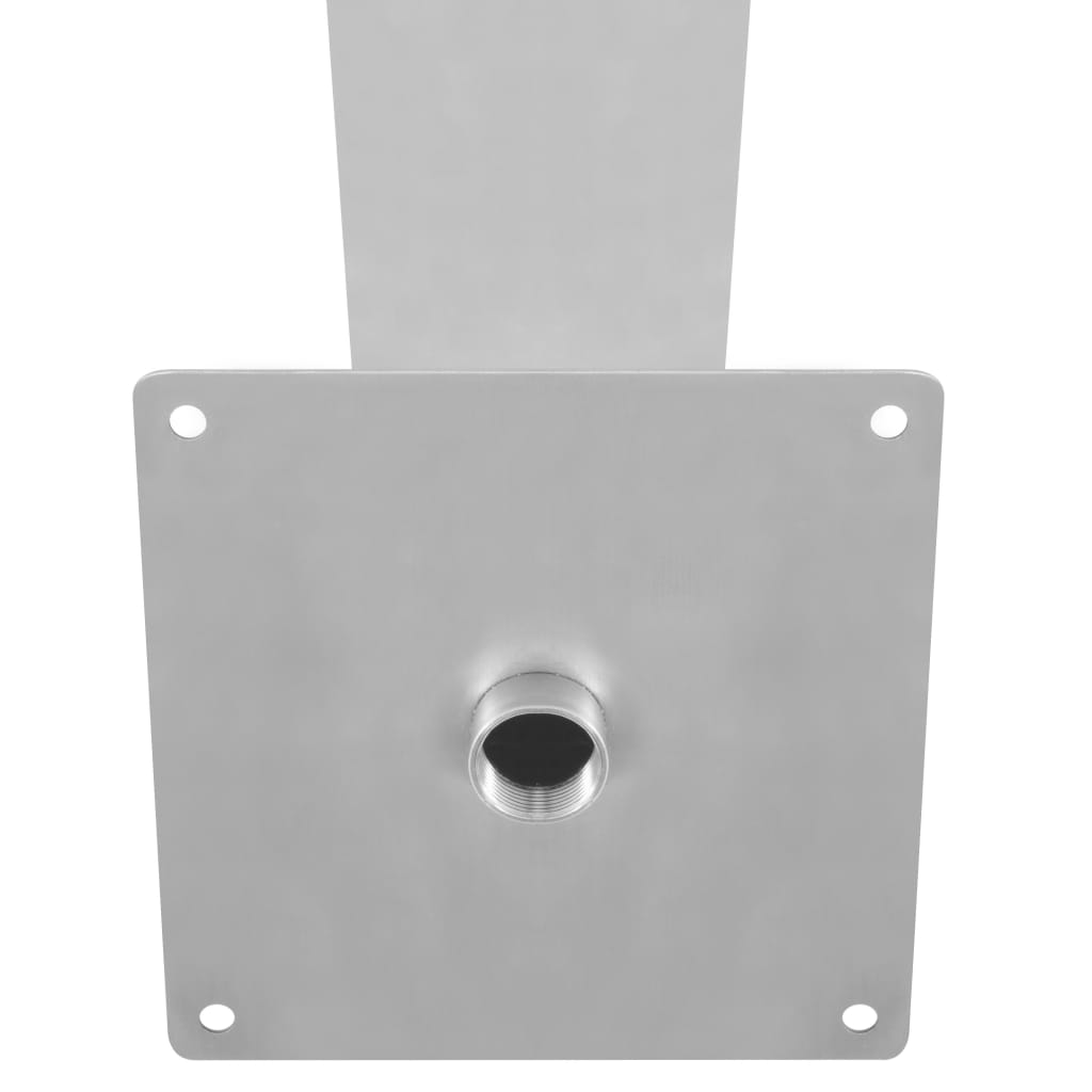 Bassengfontene rustfritt stål 64x30x52 cm sølv