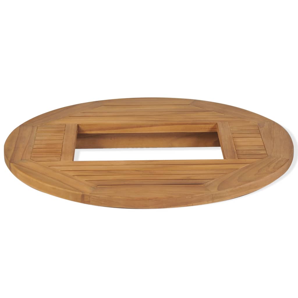 Bordplate ølkasse teak 70 cm