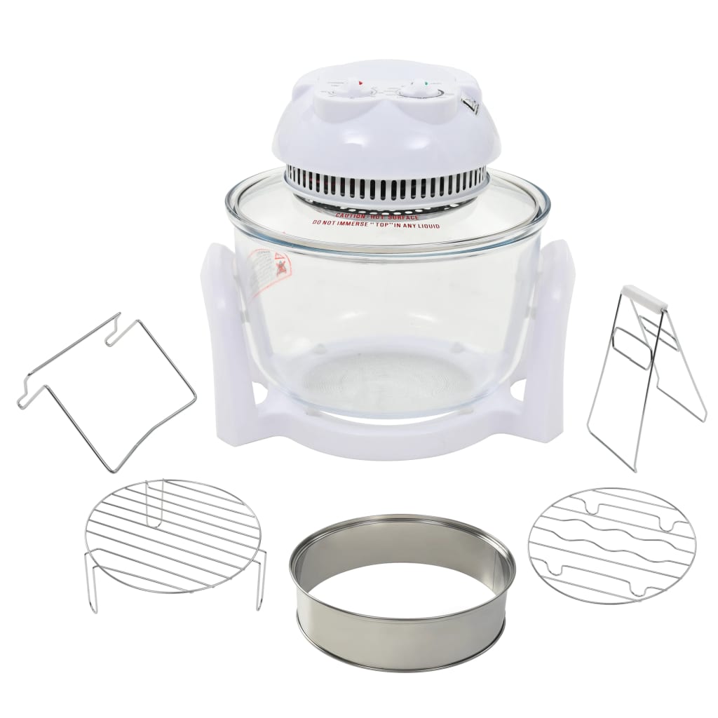 Halogen konveksjonsovn med forlengelsesring 800 W 10 L