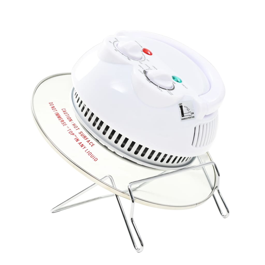 Halogen konveksjonsovn med forlengelsesring 800 W 10 L