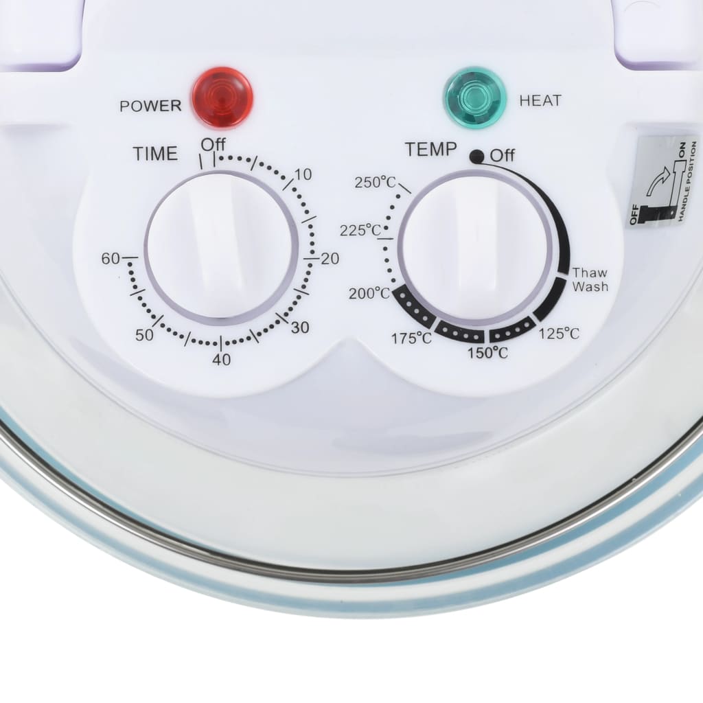Halogen konveksjonsovn med forlengelsesring 800 W 10 L