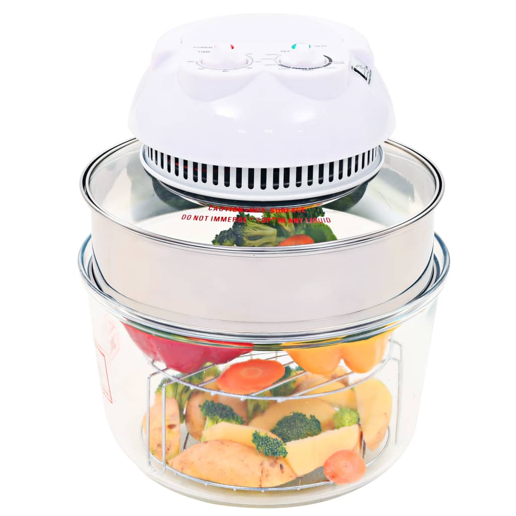 Halogen konveksjonsovn med forlengelsesring 800 W 10 L