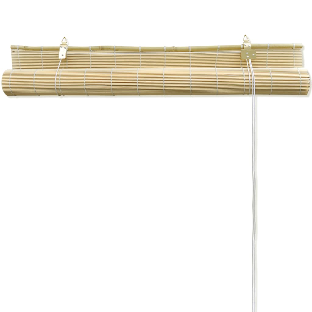Rullegardin bambus 80x220 cm naturell