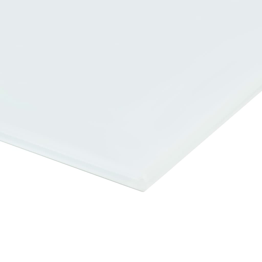 Veggmontert magnetisk tavle glass hvit 60x20 cm