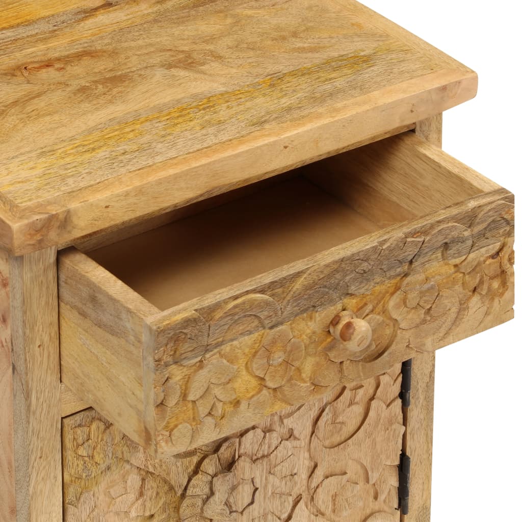 Nattbord heltre mango 40x30x50 cm