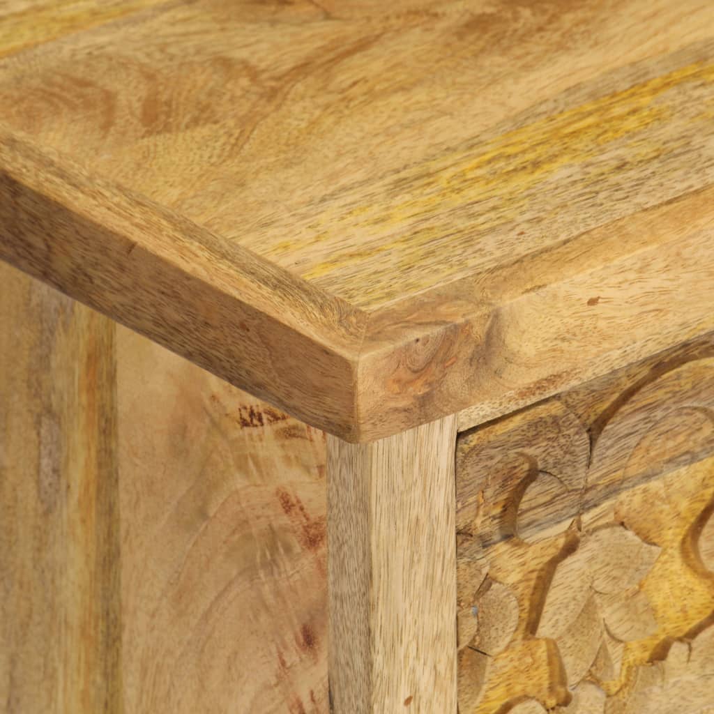 Nattbord heltre mango 40x30x50 cm