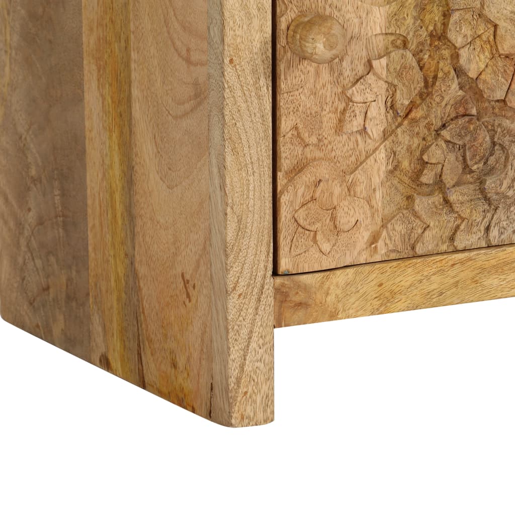 Nattbord heltre mango 40x30x50 cm
