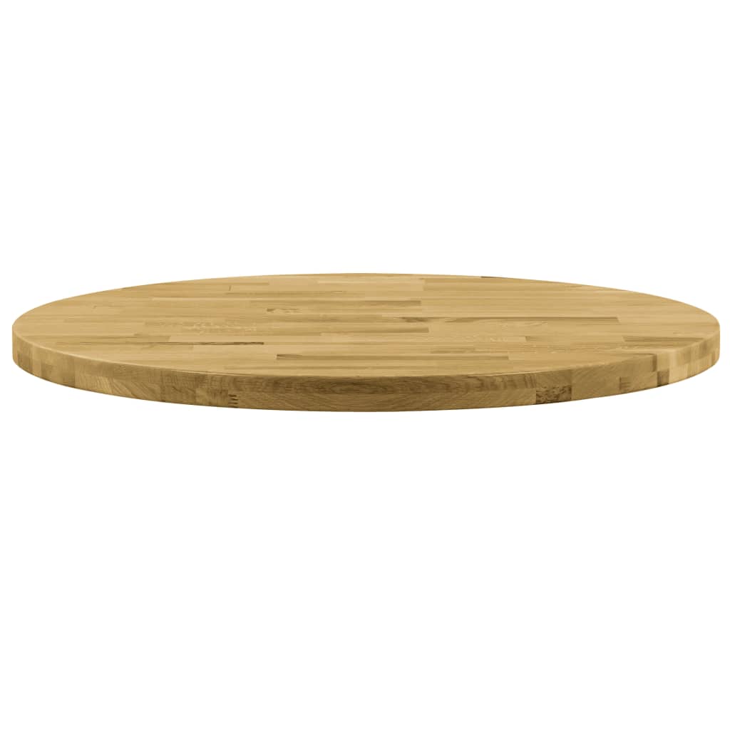 Bordplate heltre eik rund 44 mm 400 mm