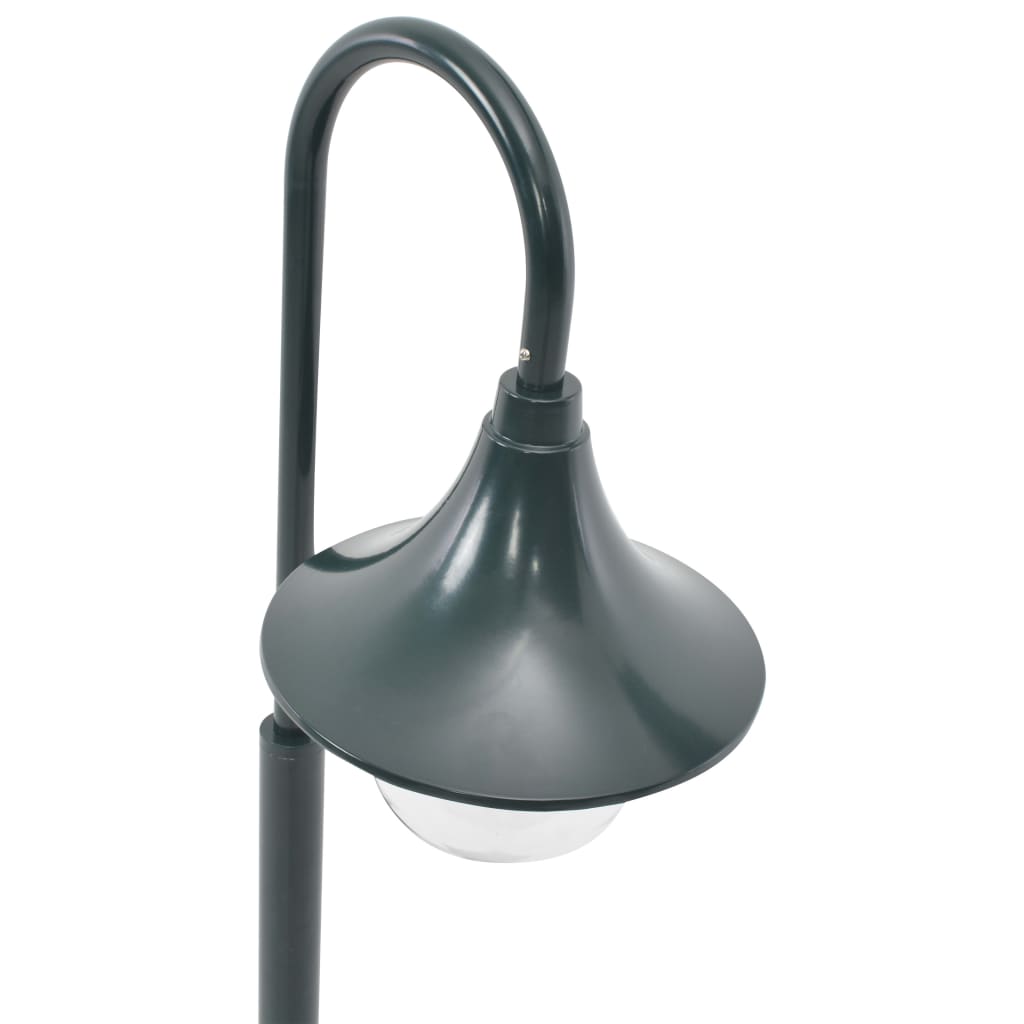 Hagelyktestolpe E27 120 cm aluminium mørkegrønn
