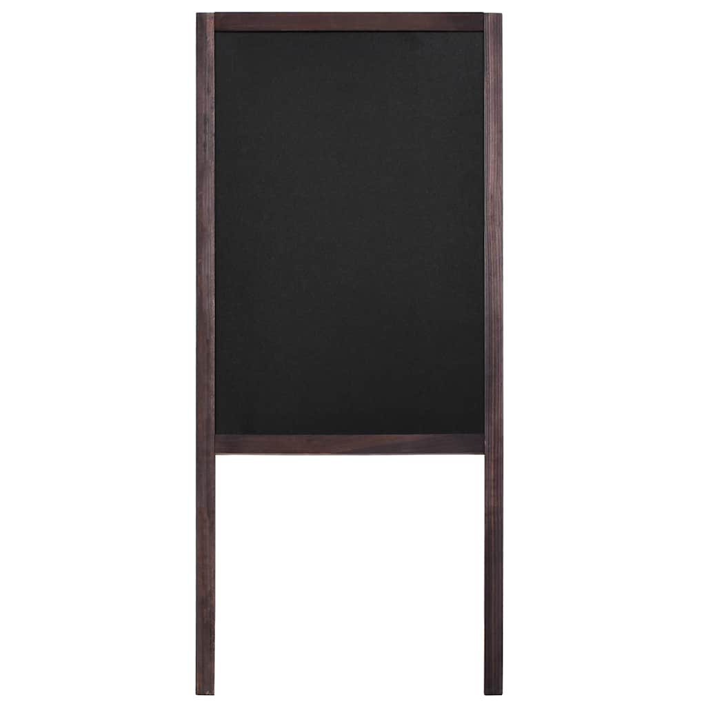 Dobbeltsidig tavle sedertre frittstående 40x60 cm