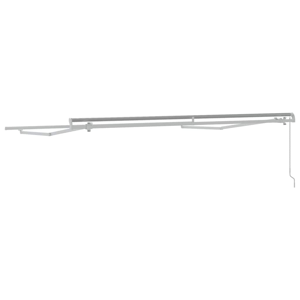 Markise Manual Hvit 3,5 x 2,5 m Metall