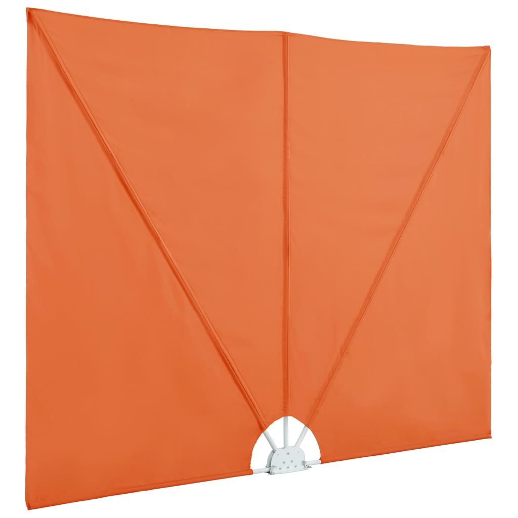Sammenleggbar sidemarkise for terrasse terrakotta 400x200 cm