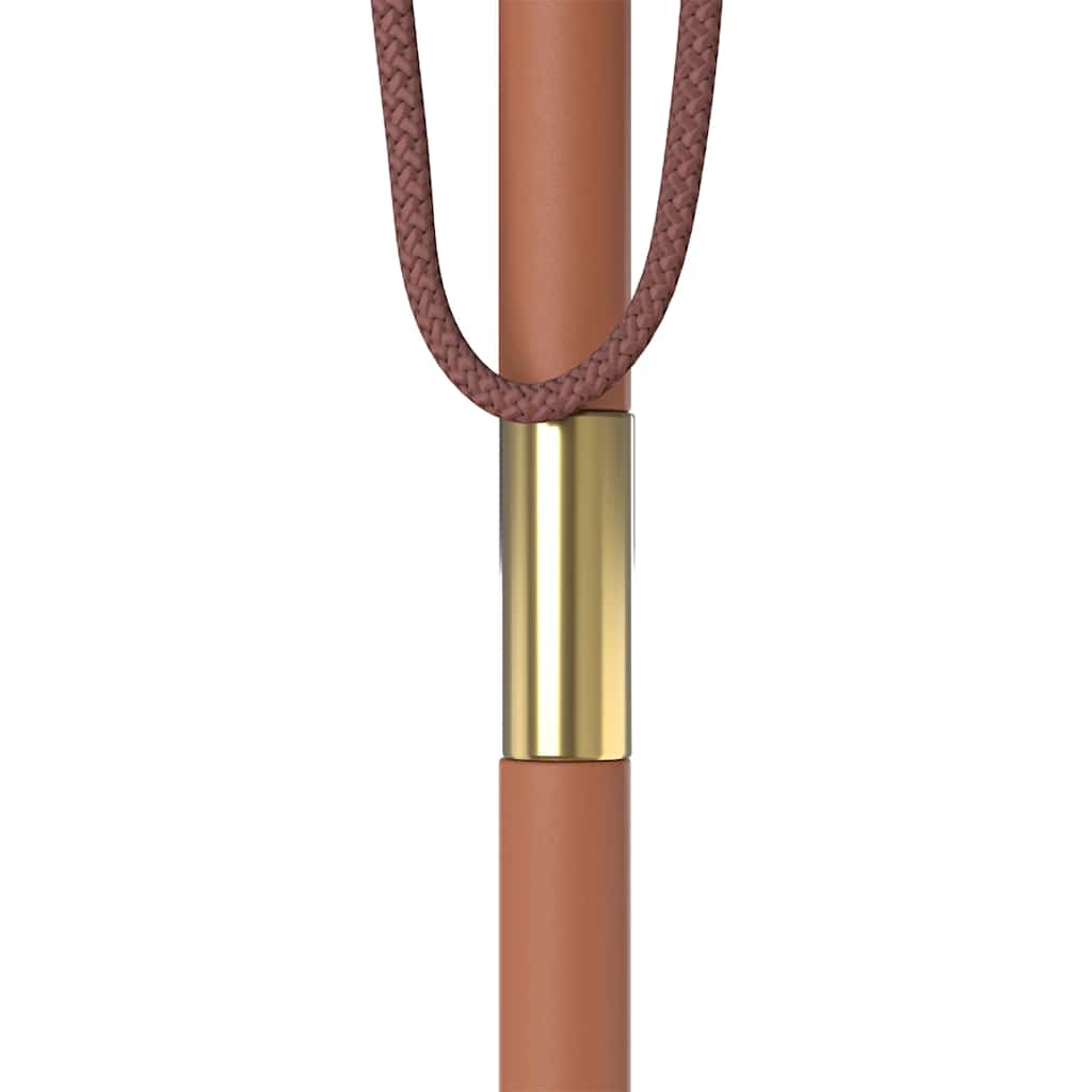 Parasoll med trestang 150x200 cm sandfarget