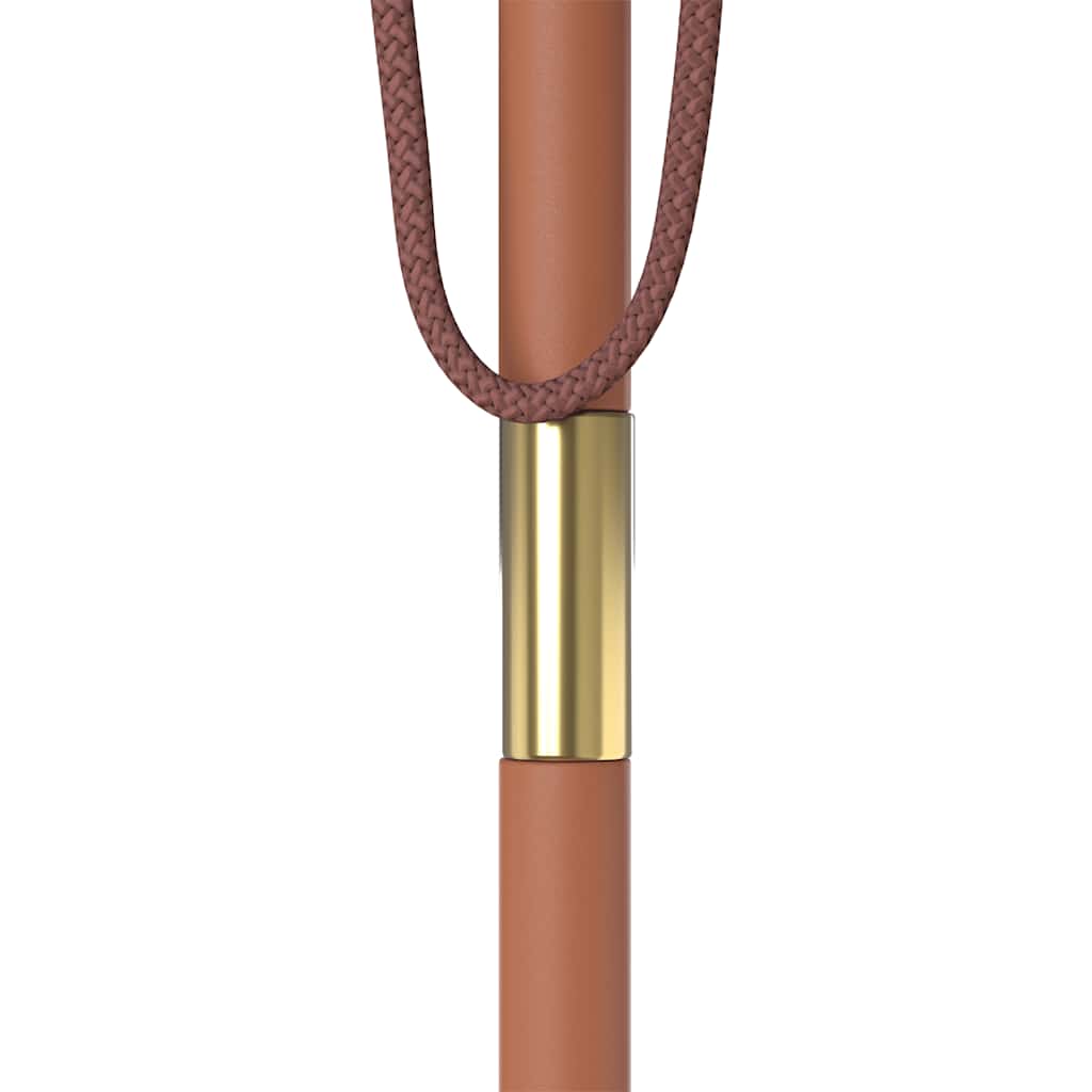 Parasoll med trestang 150x200 cm terrakotta