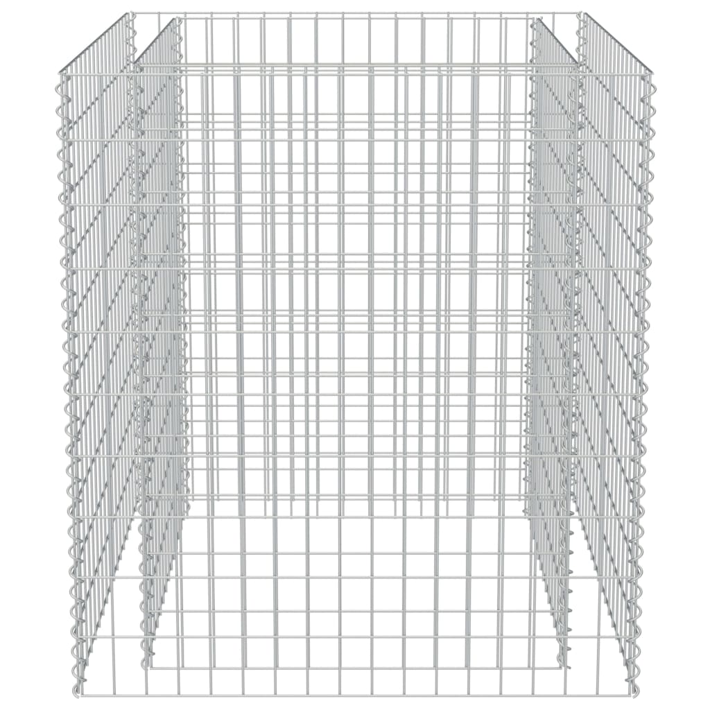 Gabion høybed galvanisert stål 90x90x100 cm