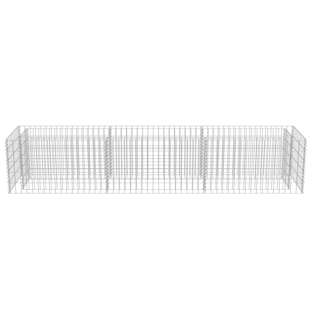 Gabion høybed galvanisert stål 270x50x50 cm