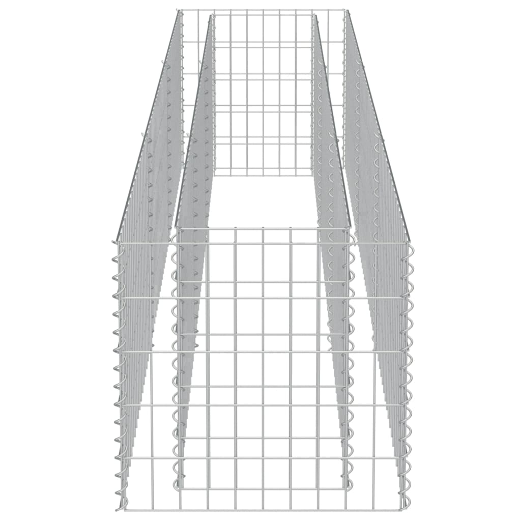 Gabion høybed galvanisert stål 270x50x50 cm