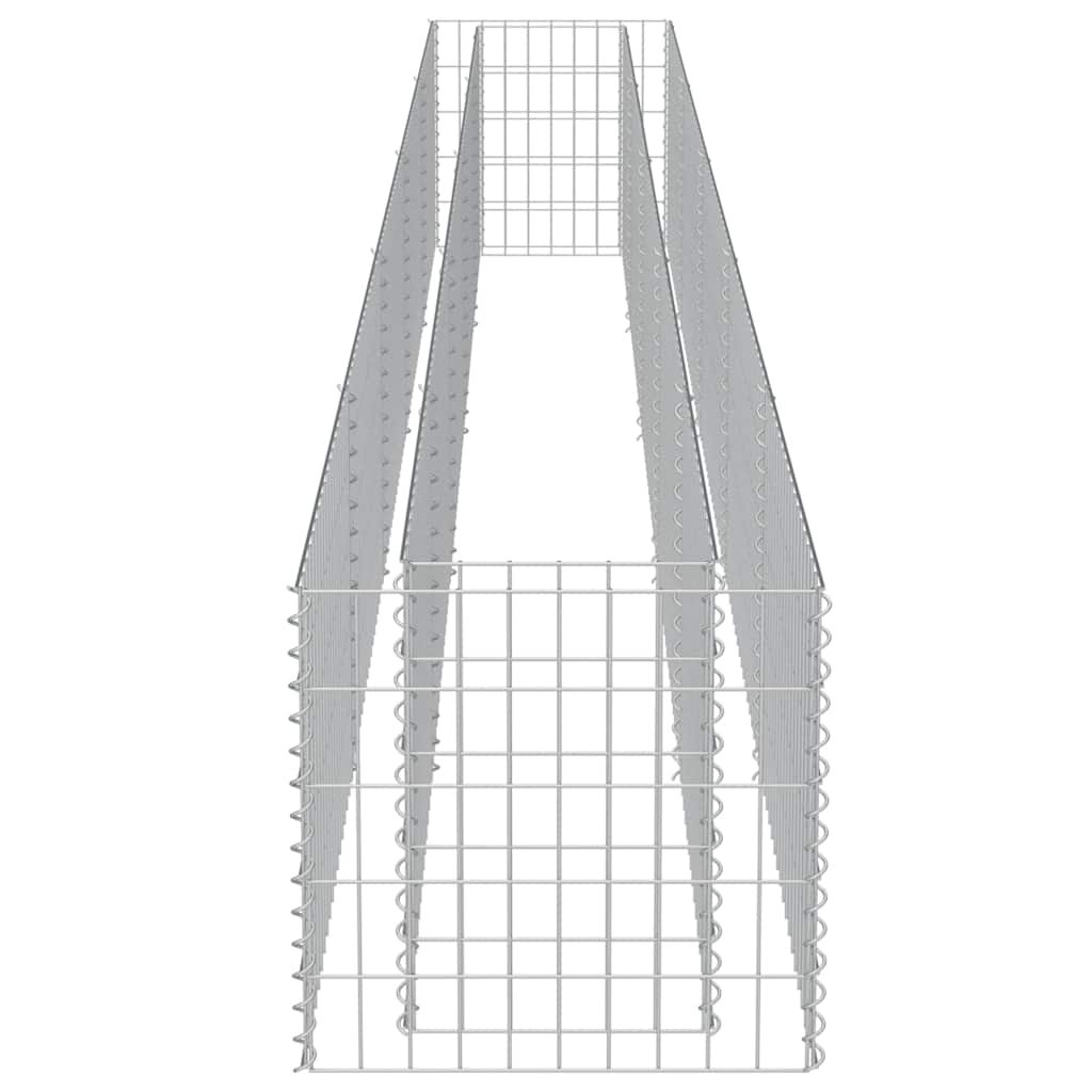 Gabion høybed galvanisert stål 450x50x50 cm