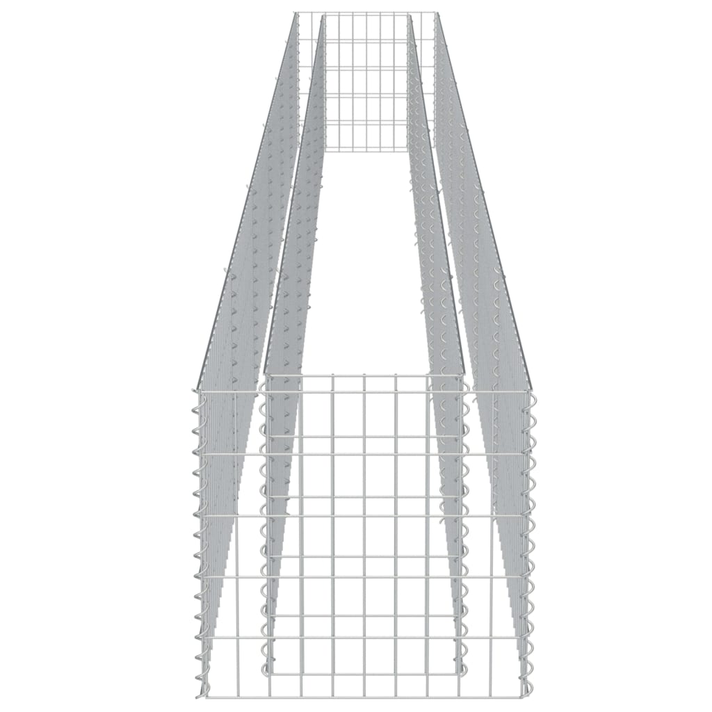 Gabion høybed galvanisert stål 540x50x50 cm