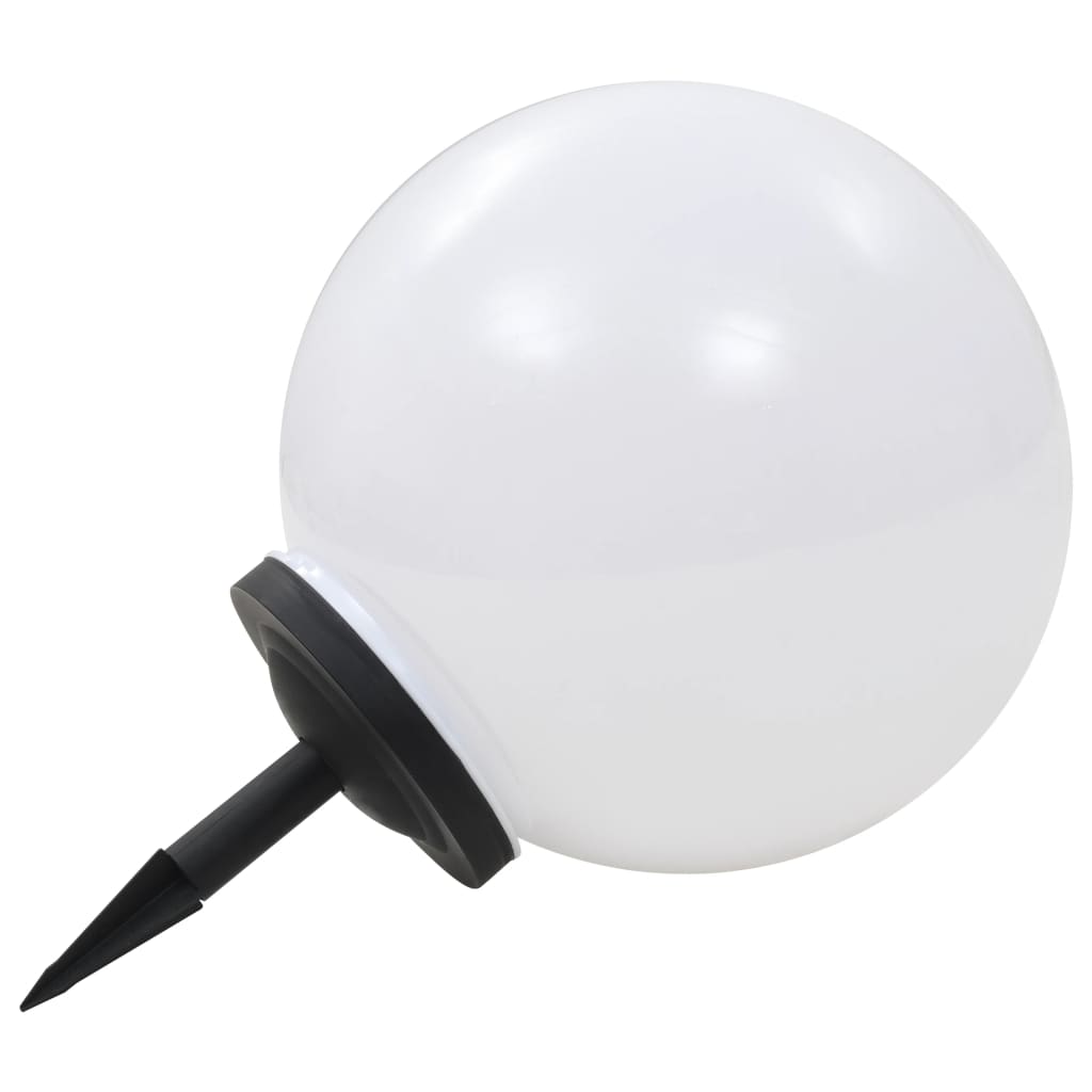 Utendørs sollampe LED kuleformet 40 cm RGB