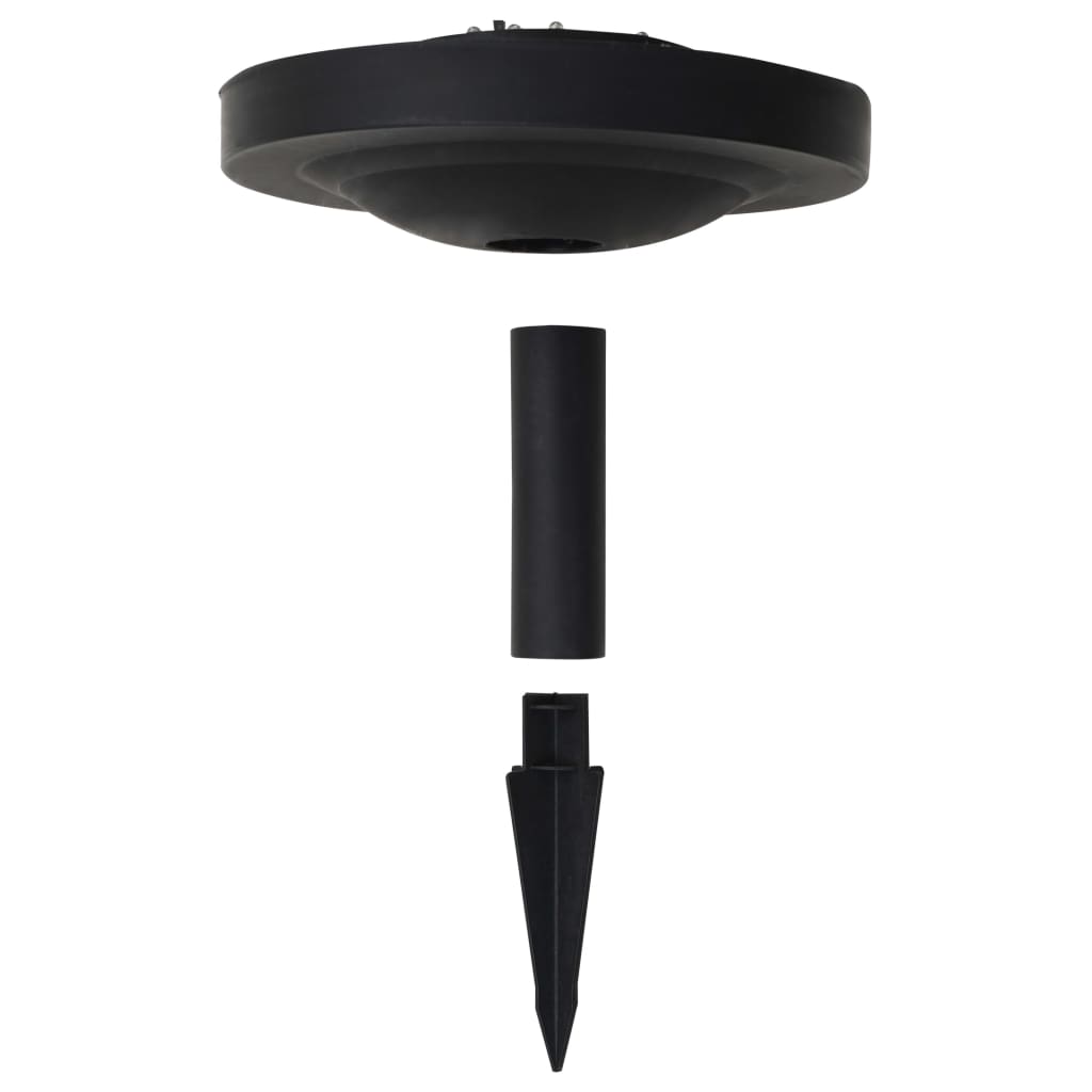 Utendørs sollampe LED kuleformet 40 cm RGB