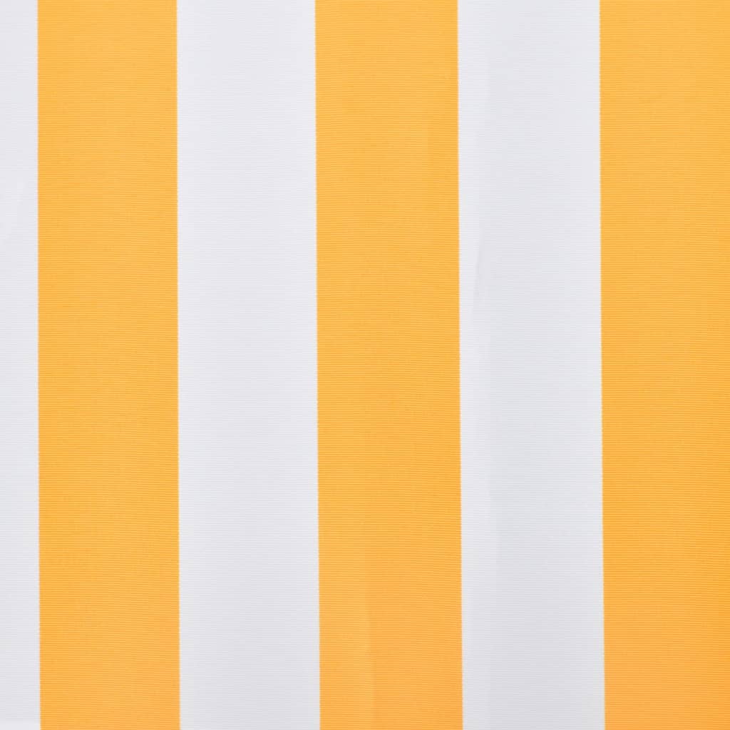 Markiseduk 350x250 cm oransje og hvit