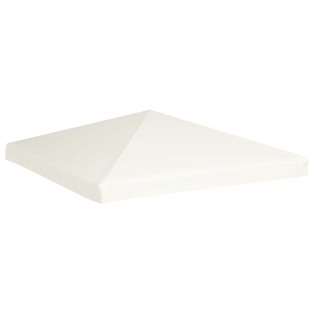 Toppduk til paviljong 310 g/m² 3x3 m kremhvit