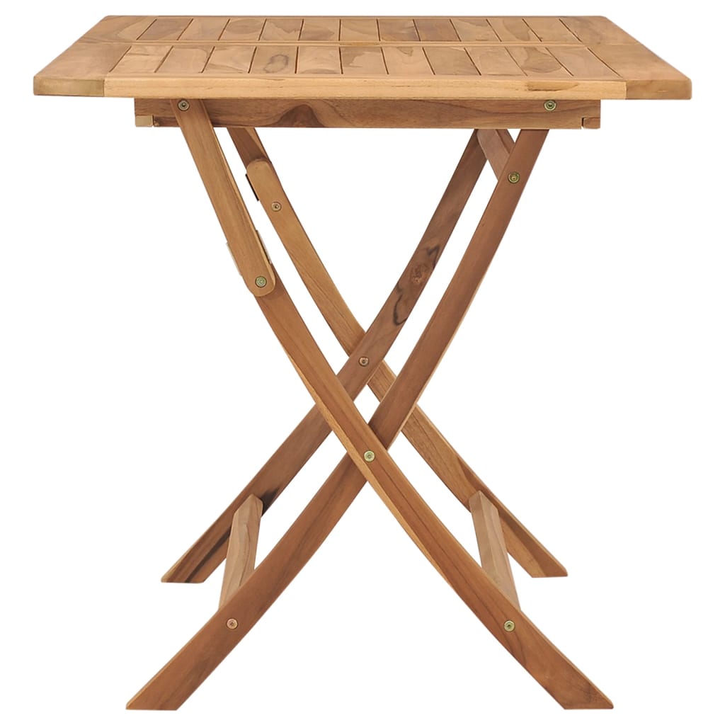 Sammenleggbart hagebord 120x70x75 cm heltre teak