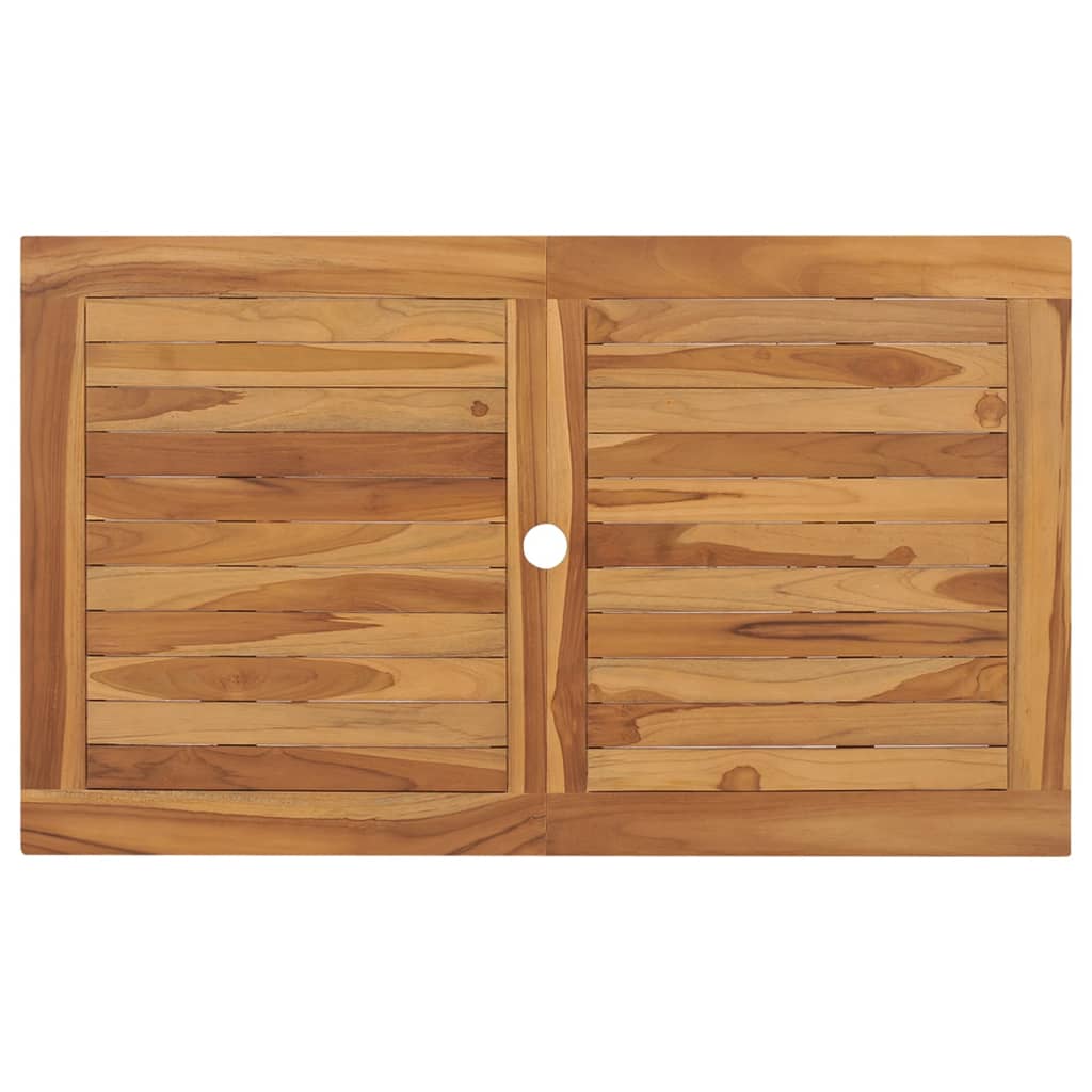 Sammenleggbart hagebord 120x70x75 cm heltre teak