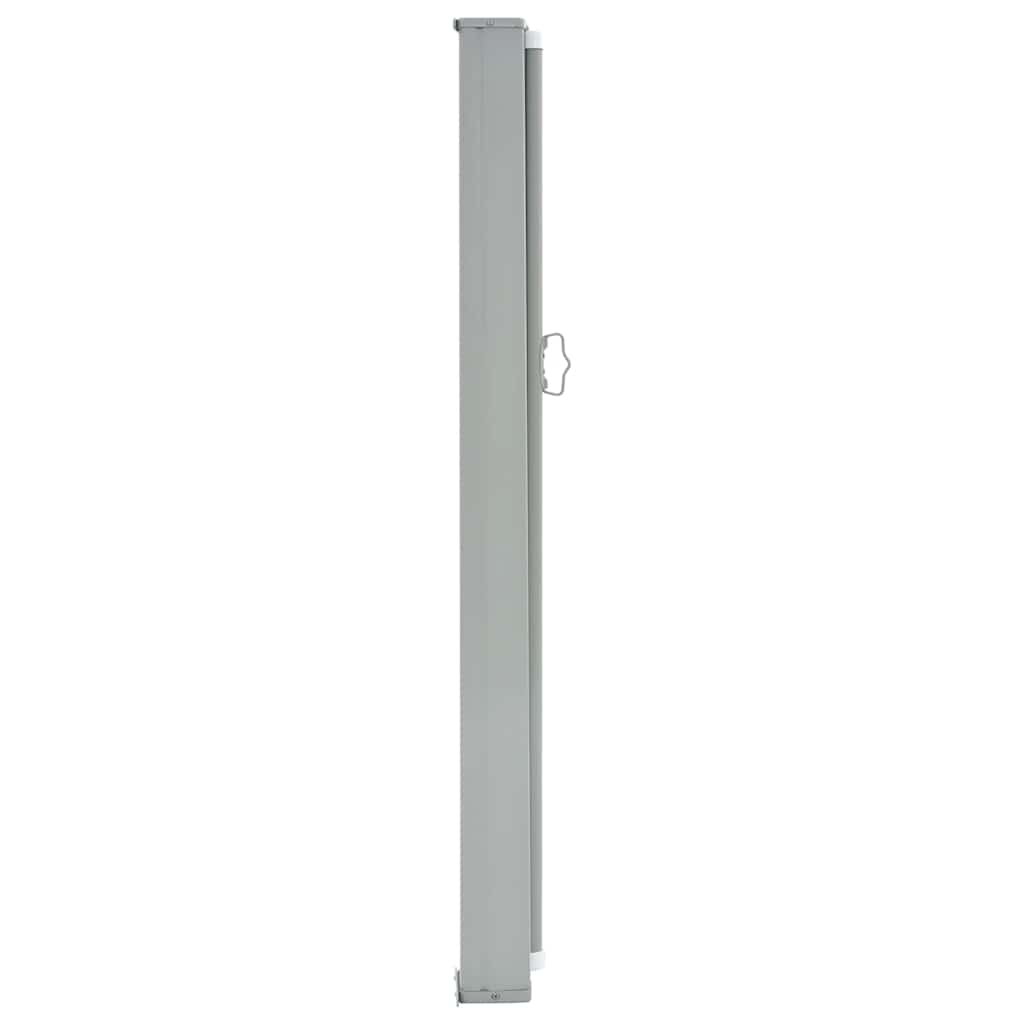 Uttrekkbar sidemarkise 100 x 300 cm kremhvit